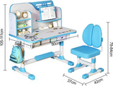 Set de Escritorio y Silla Infantil Ajustable con Cajón y Soporte