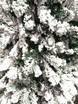 Árbol de Navidad Perfect Holiday, 5 pies, Flocked Snow, Modelo 2023