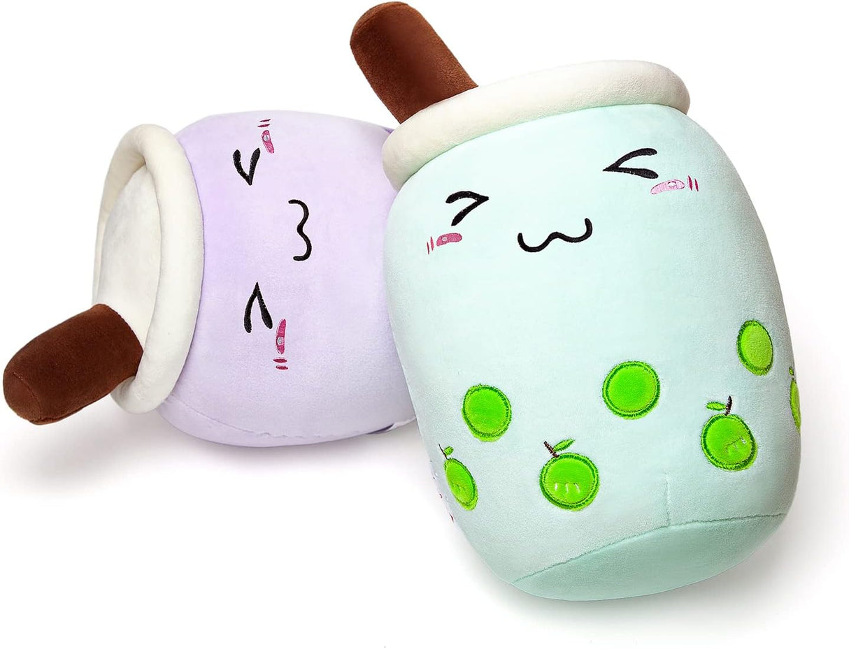 Peluche de té con leche adorable almohada de peluche