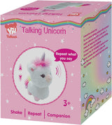 YH YUHUNG Unicorn de Peluche que Repite lo que Dices