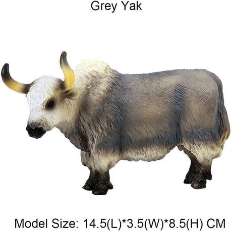 Figuras de Yak Realistas Flormoon, Juguetes Educativos 3+ Años