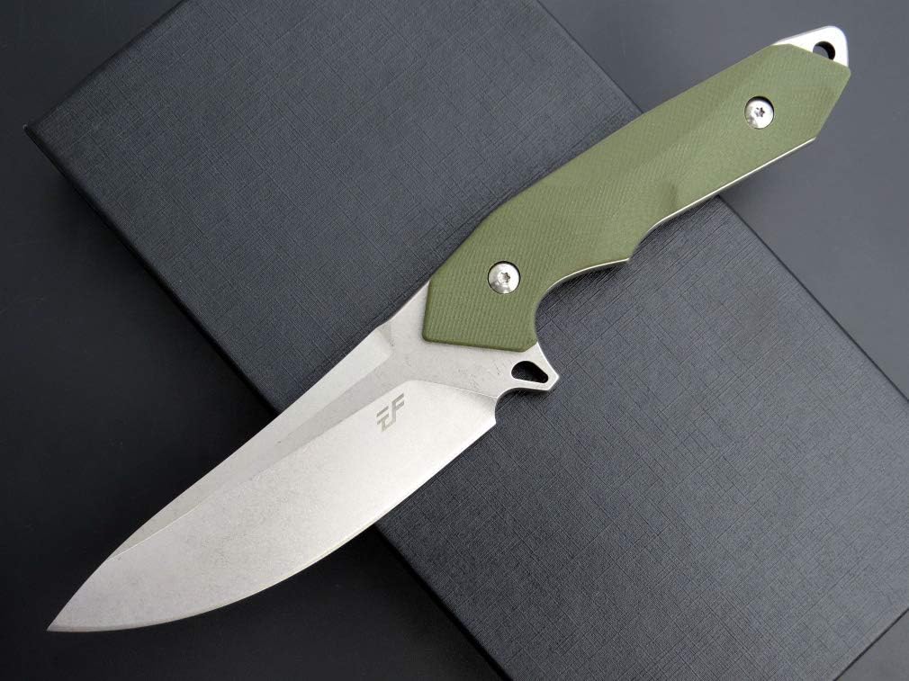 Cuchillo de hoja fija D2 G10 para supervivencia - EF122
