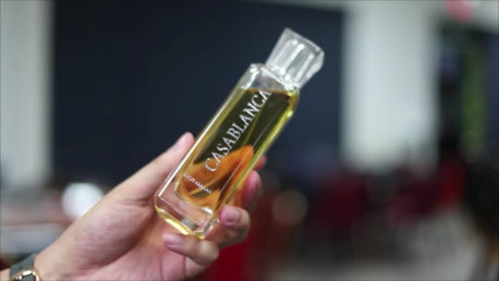 Casablanca, Eau de Parfum (3.4 fl oz) | Dulce Gourmand fragancia construida alrededor de ámbar, perú bálsamo, almizcle, ante y caramelo líquido | para hombres y mujeres | por Oud Perfume Artisan Swiss Arabian | Cologne Spray