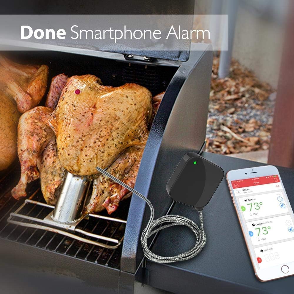 Termómetro inalámbrico Bluetooth NUTRICHEF AZPWIRBBQ40