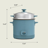 Arrocera Bella de 16 Tazas, Cesta Vaporera, 400W, Modelo Surf