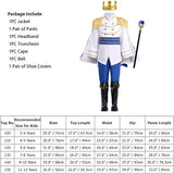 Disfraz de Príncipe Medieval AWIBMK para Niños, Halloween