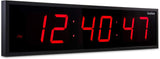 Reloj Digital LED Sobredimensionado - 6 Niveles de Brillo