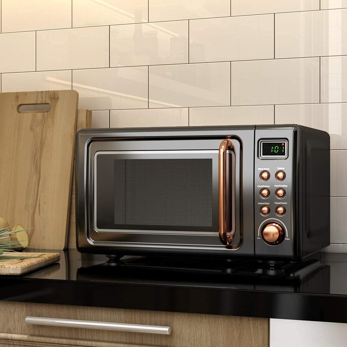 Horno Microondas Compacto Moccha 0.7Cu.ft 700W, Funciones