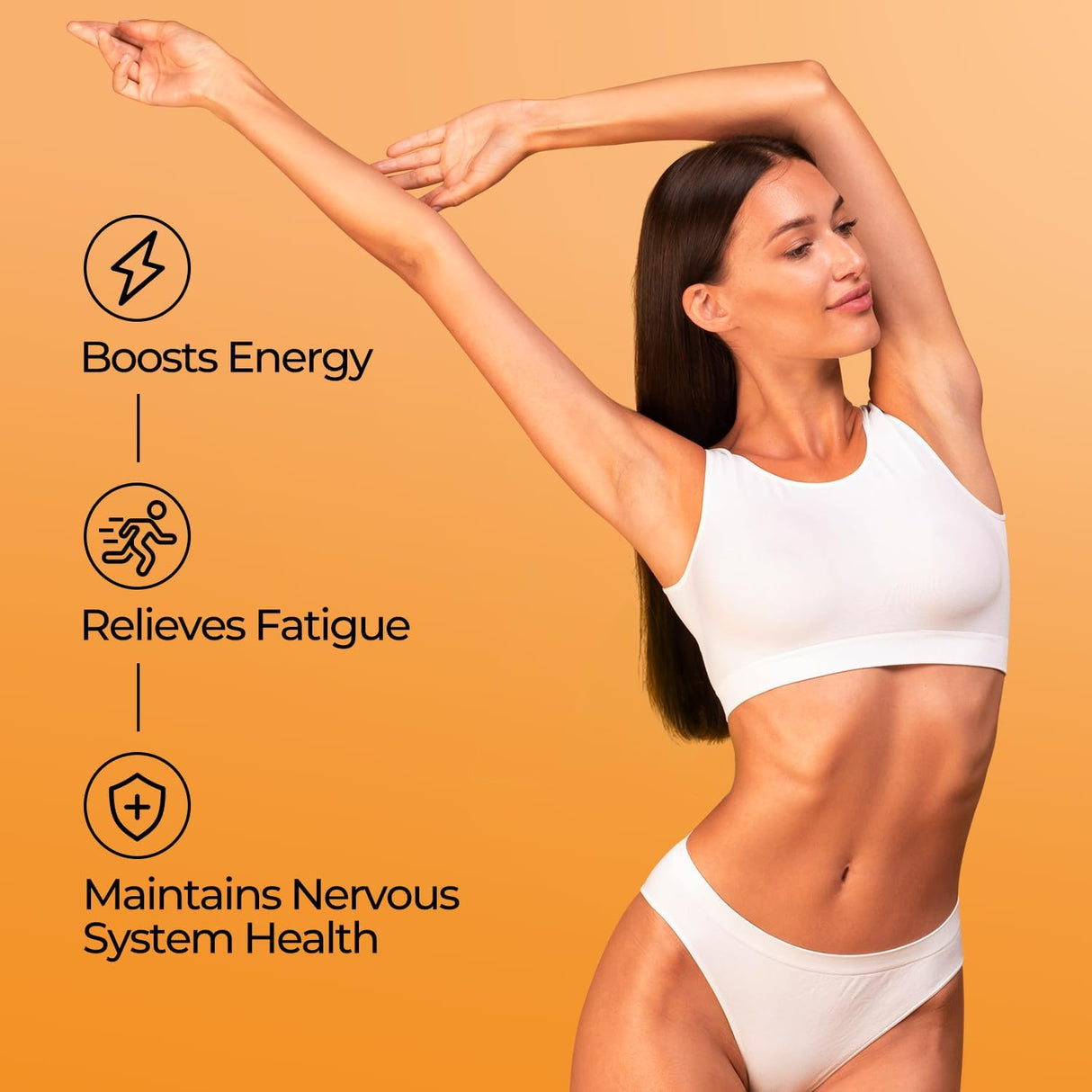 OxyEnergy Mega Vit B Complejo, Salud Neurológica, 90 Cápsulas