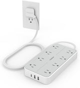 TESSAN - Protector de sobretensiones, cable de extensión