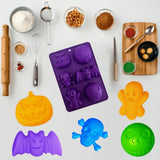 Moldes Silicona Halloween 6 Cavidades para Postres y Jabón