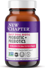 Nuevo Capítulo Daily Dual Biotic Probiótico + Prebiótico, 60 cápsulas