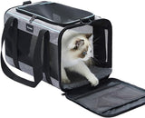 Transportín Vceoa 17.5x11x11 para gatos y perros hasta 16 lbs