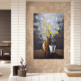 wieco Art obras de arte contemporáneo abstracto flor