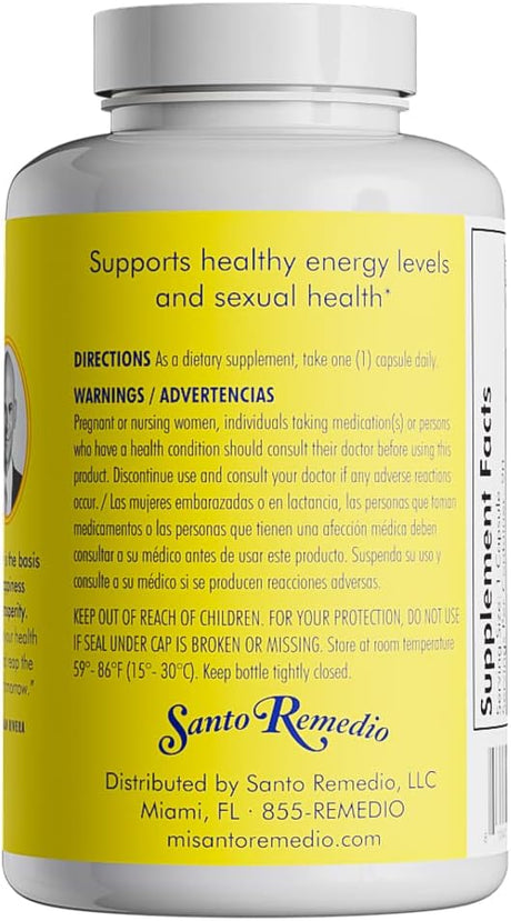 Santo Remedio Maca Suplemento Energía 750mg 90caps