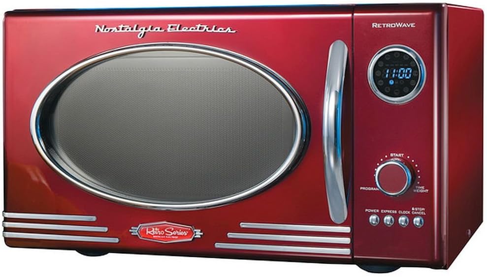 Microondas Retro, Nostálgico, 19x14x11, Modelo XYZ123
