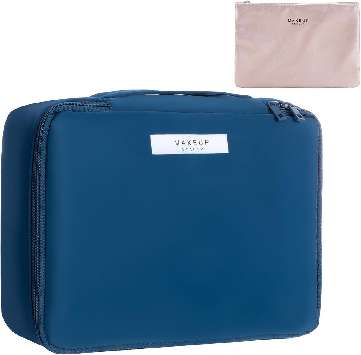 porta maquillajes color azul marino Queboom