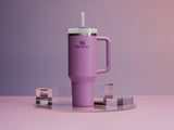 Stanley Quencher H2.0 FlowState - de acero inoxidable con tapa y popote para agua, té helado o café