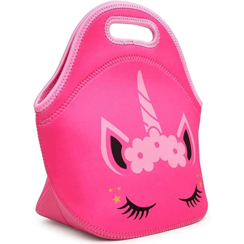 Morral escolar de unicornio para niñas rosado