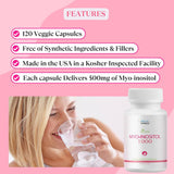 BIOLABS PRO MiInositol 1000mg Suplemento 120 caps