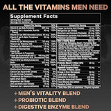 Multivitamínico de alimentos enteros para hombres