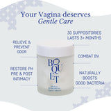 Boquet Supositorio prebiótico vaginal para una higiene 30und