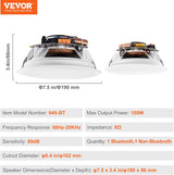 Altavoces de Techo Bluetooth VEVOR 150W, 6.5'', 8Ω, 89dB
