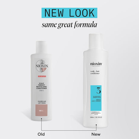 Acondicionador Engrosador para Cabello Dañado con Adelgazamiento - System 3