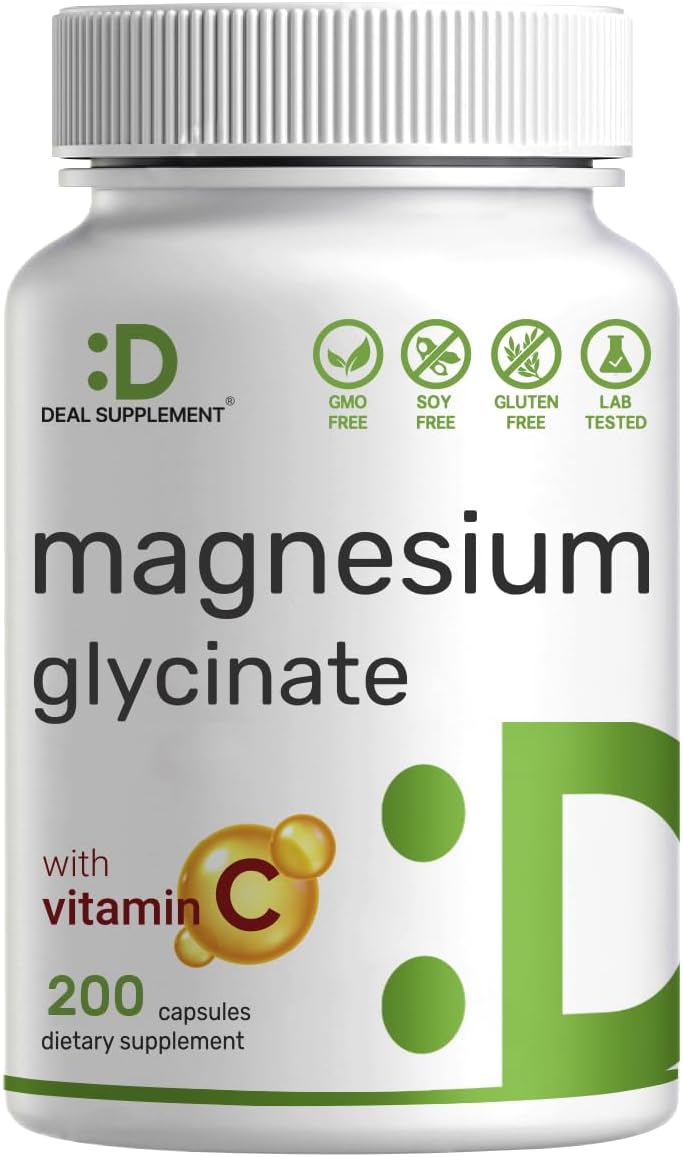 Glicinato de magnesio 750 mg 200 cápsulas