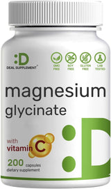 Glicinato de magnesio 750 mg 200 cápsulas