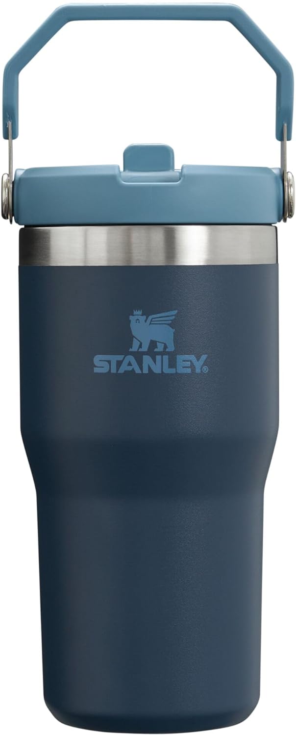 Vaso de Acero Inoxidable con Popote Abatible Stanley IceFlow