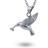 Collar de urna de Colibri de acero inoxidable, cremación