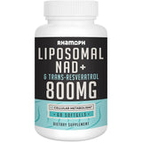 Suplemento Rhamoph NAD+ liposomal con trans-resveratrol 60u