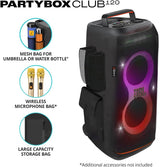 Altavoz portátil JBL PARTYBOX Club 120 con gSport Cargo Sleeve