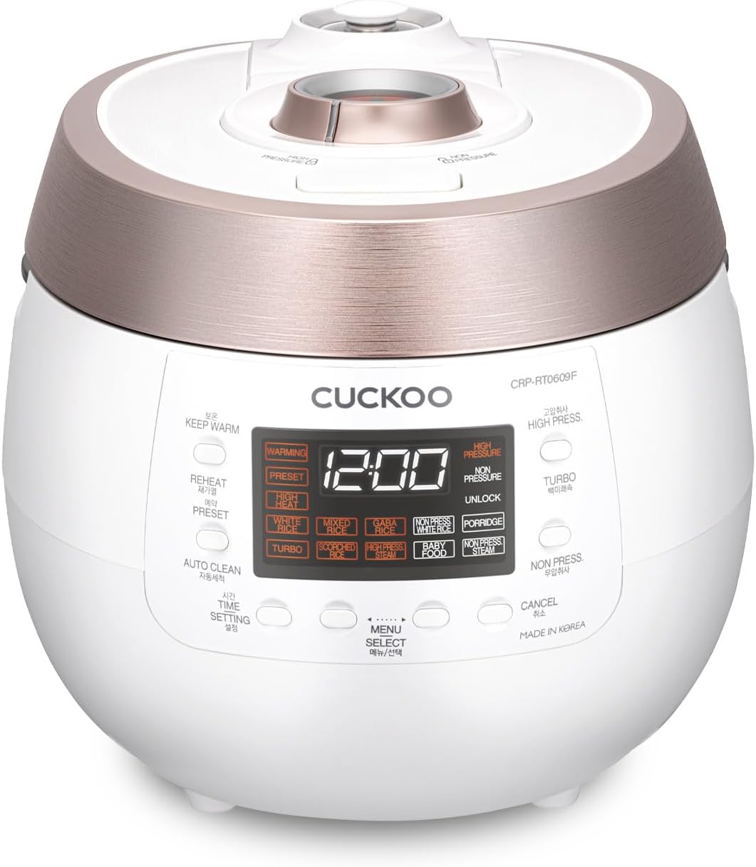 Olla Arrocera CUCKOO 6 Tazas, 14 Menús, Modelo CRP-RT0609FW