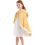 Disfraces de princesa con capucha amarillo talla 3 a 4 años
