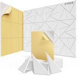 Paneles acústicos autoadhesivos 12x12x0.4 - 12 Pack