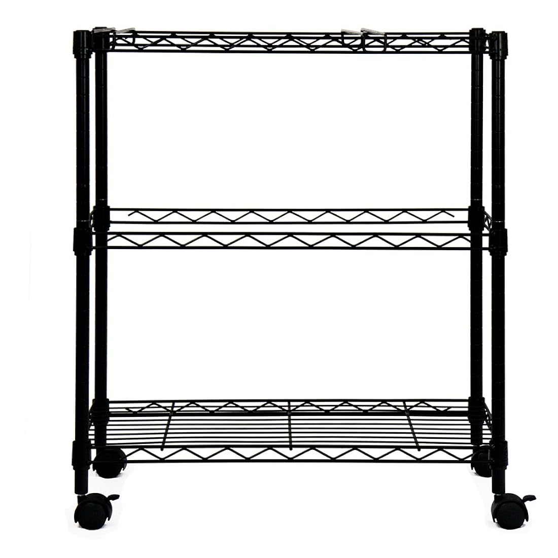 Carro organizador portátil con ruedas giratorias 2 niveles