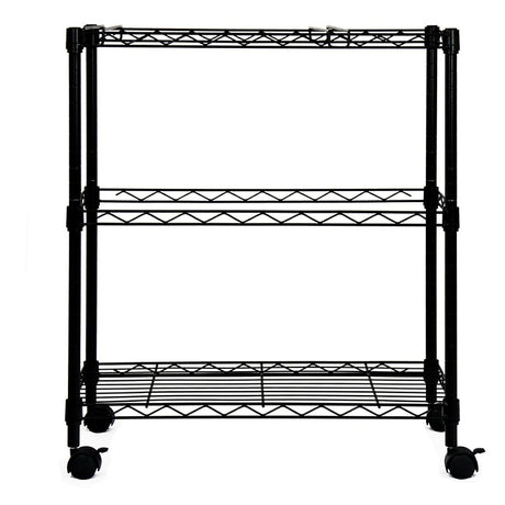 Carro organizador portátil con ruedas giratorias 2 niveles