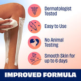 Crema Depilatoria NAIR con Aceite de Coco y Vitamina E, 12 oz