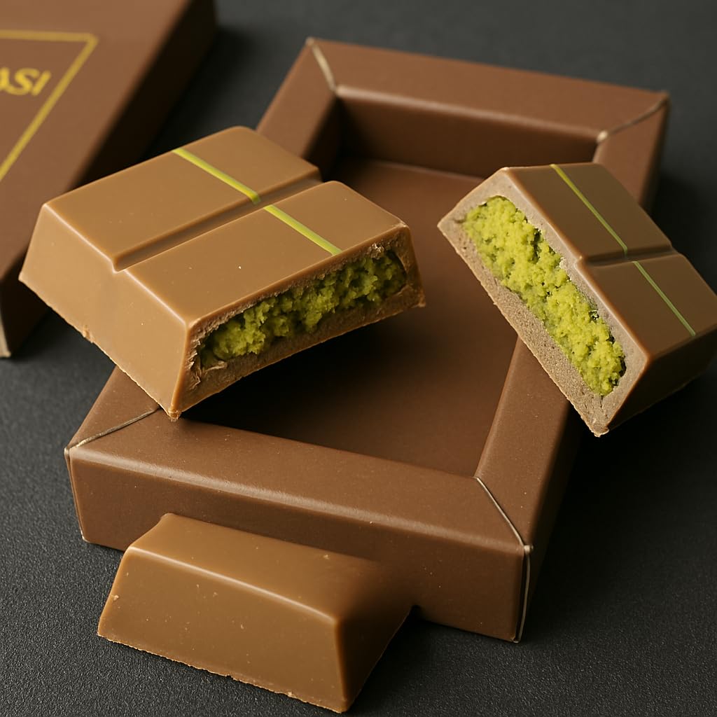 Barra de Chocolate Dubai Lujo – Pistacho y Kataifi – 90g