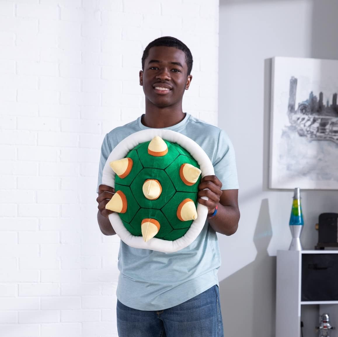 Peluches Super Mario Bowser Shell Mega   15 pulgadas