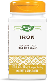 Suplementos Iron Support Healthy Red Blood Glóbulos 100 cáp