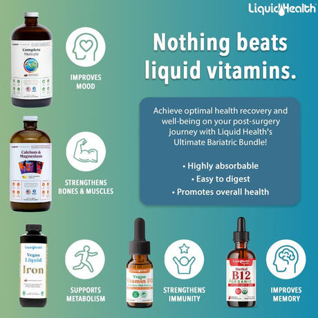 Suplemento Bariátrico Líquido Vitaminas y Minerales Esencial
