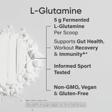 L-Glutamina en Polvo - Sports Research - 5g por Porción - 300g