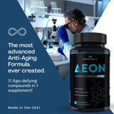 Suplemento antienvejecimiento NAD+ Complejo AEON con LIPO NR