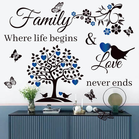 Vinilos Decorativos Familia - Citas Inspiradoras para Hogar