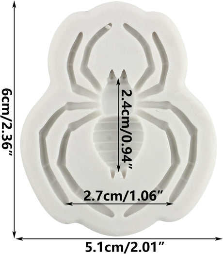 Moldes de Fondant Araña para Cupcakes - Silicona - Halloween