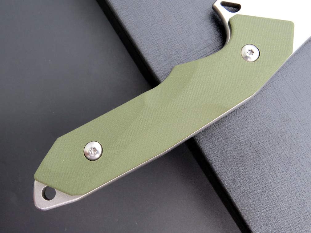 Cuchillo de hoja fija D2 G10 para supervivencia - EF122
