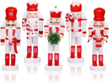 Conjunto de 5 Adornos de Cascanueces Jolik, Decoración Navideña
